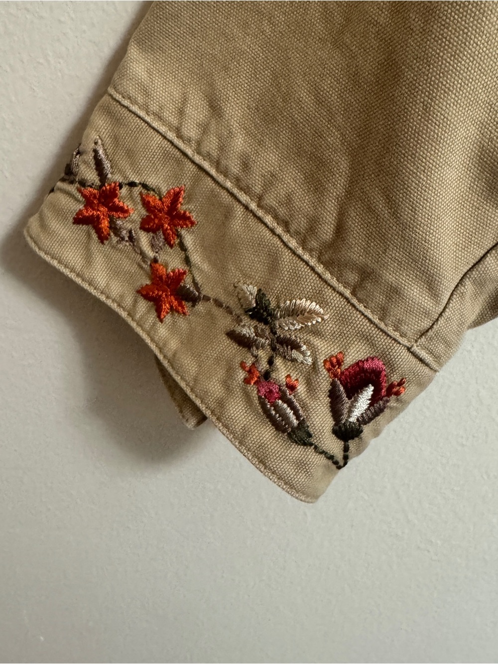 Vintage Lauren Ralph Lauren Embroidered Floral Jacket Women's Plus SZ 1X Western - Picture 6 of 16